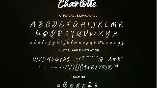 Charlotte - Handwritten Script fonts