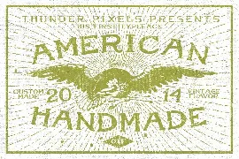 American Handmade Typeface font