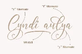 Cyndi aulya font