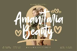 Amantaria Beauty Handwritten font