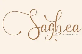 Saghea font