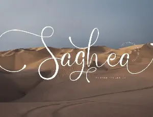 Saghea font