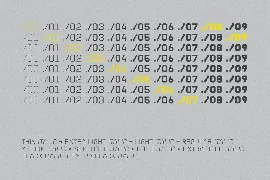 MONTECH V02 font