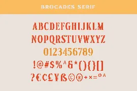 Brocades - Crafted Font