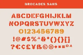 Brocades - Crafted Font