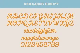 Brocades - Crafted Font