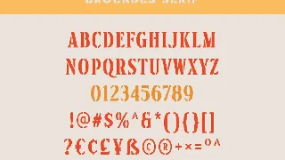 Brocades - Crafted Font