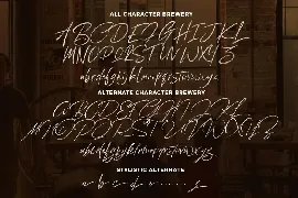 Brewery SVG Brush font