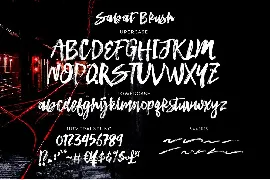 Sabat Brush font