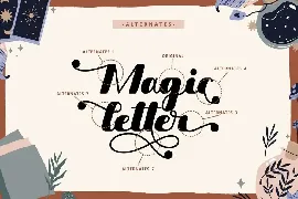 Magic Letter - Bold Script Font