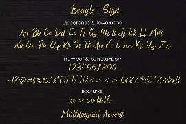 Beagle Sign - Signature Font