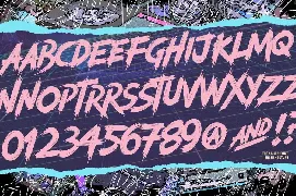 Trenches - Retro Horror Font