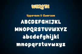 Weroth font