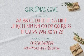 Christmas Cove font