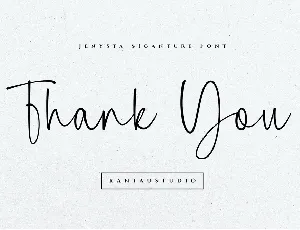 Jesyta Signature Font