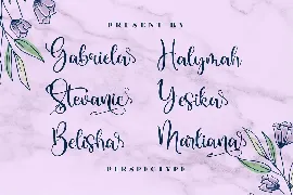 Delisha Glande Beautiful Script font