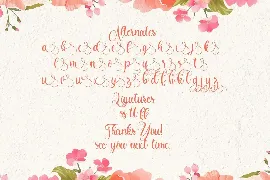 Jacyking - Lovely Script Font