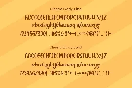 Classic Blody font