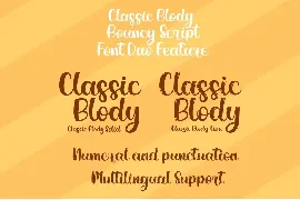 Classic Blody font