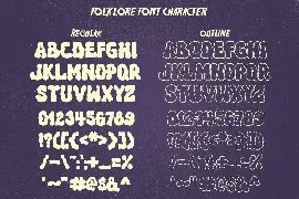 Folklore font