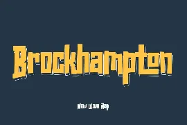 Grimblocks Display Font