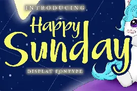 Happy Sunday Display Font