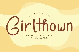 Girlthown Modern Display Font