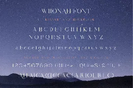 Wilonah Serif New Font