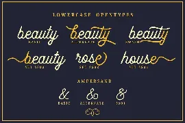 The Beauty Script font