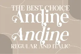 Andine Serif font