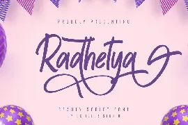 Radhetya Beauty Script Font