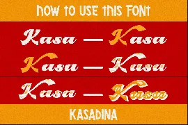 Kasabina - Groovy Script Font