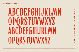 Hertical - Crafted Display Font