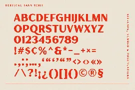 Hertical - Crafted Display Font