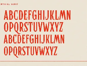 Hertical - Crafted Display Font