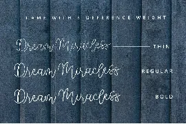 Dream Miracless font