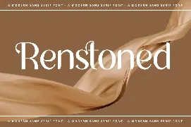 Renstoned - Elegant Sans Serif font