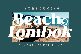 Beach Lombok Serif Font