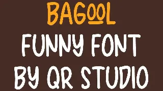 Bagool - Kids Font