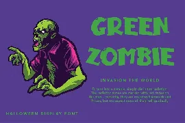 Zombie Brain - Halloween Display Font