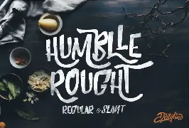 Humblle Rought - Font Duo logotype