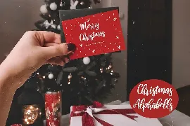 Christmas Alphabells - Handwritten Font