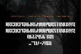 Dark Shandys font