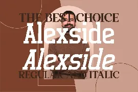 Alexside Slab Font