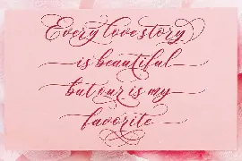 Romantic Rhapsody | Modern Calligraphy font