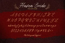 Haven Bride font