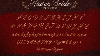 Haven Bride font