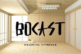 Bocast Japan Style Display Font