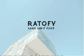 Ratofy - Sans Serif Font