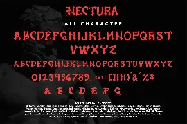 Nectura - Blackletter Display Font